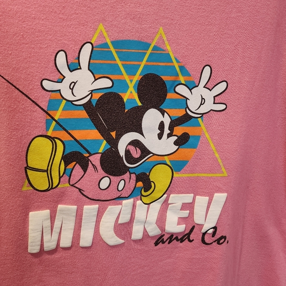 Pink Mickey and Co. T-Shirt Size S Fits M - Picture 3 of 9